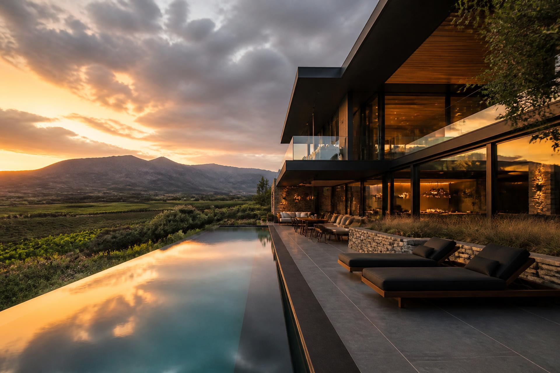 Contemporary Cape Town residence with Table Mountain backdrop, designed by VBBA